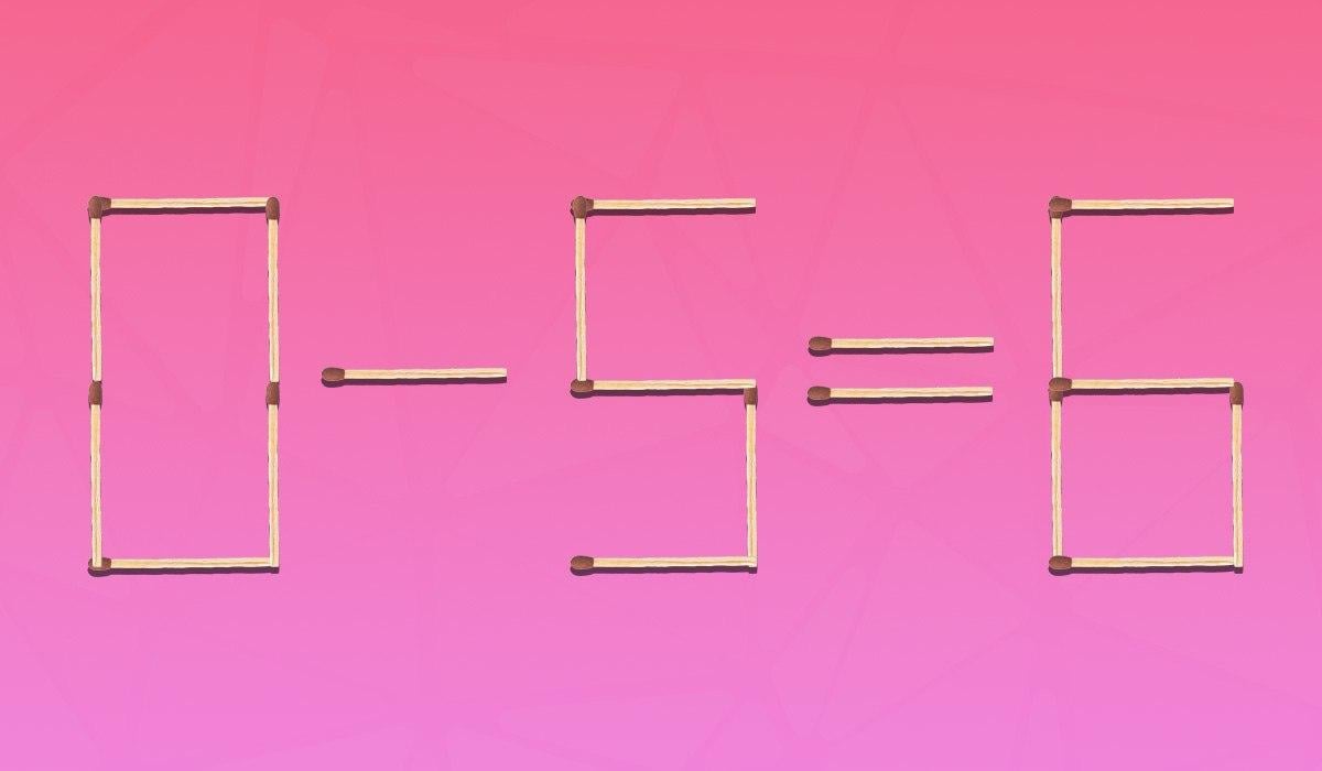 Devi trascinare 2 fiammiferi per correggere l'uglianza: un semplice test del QI