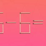 Basta spostare un solo fiammifero per correggere l’uglianza: un rompicapo