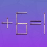 Problema geniale: è necessario trascinare 2 fiammiferi per rendere corretta